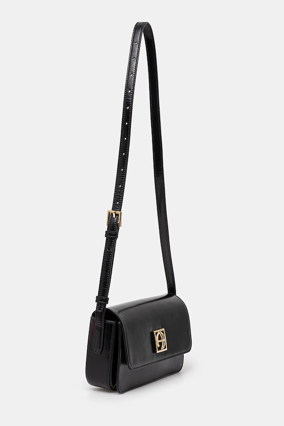 Δερμάτινη τσάντα Anine Bing Elly Crossbody Bag A.13.10242 μαύρο AA00