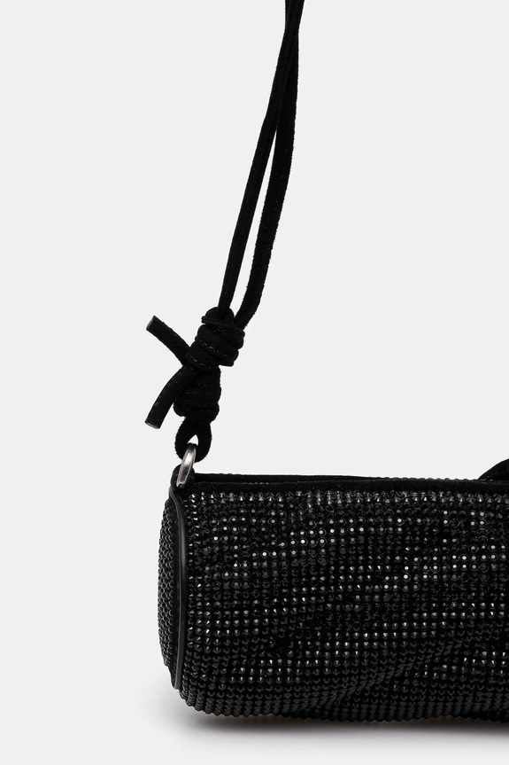 Αξεσουάρ Τσάντα Fiorucci Suede Rhinestone Micro Mella U01FMASL005LE05BK01 μαύρο