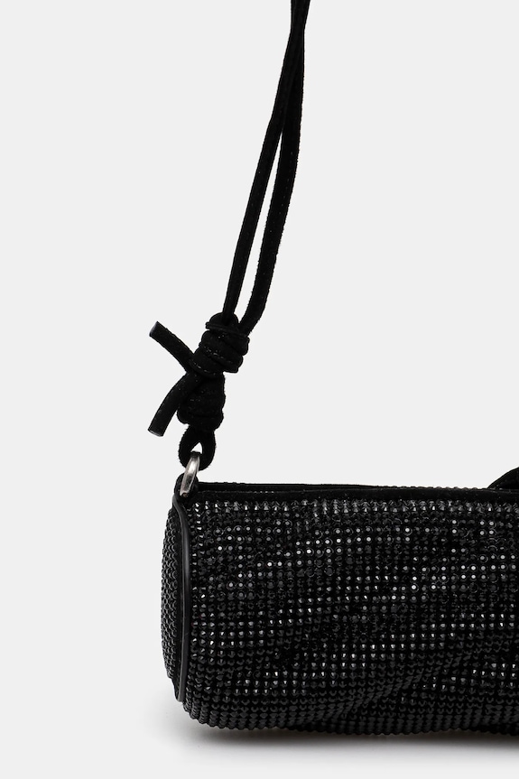 Αξεσουάρ Τσάντα Fiorucci Suede Rhinestone Micro Mella U01FMASL005LE05BK01 μαύρο