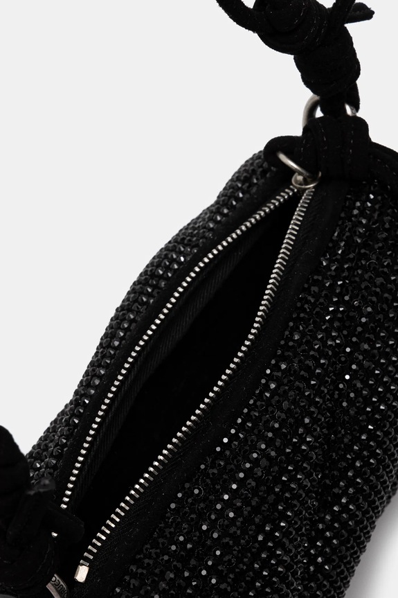 Τσάντα Fiorucci Suede Rhinestone Micro Mella U01FMASL005LE05BK01 μαύρο