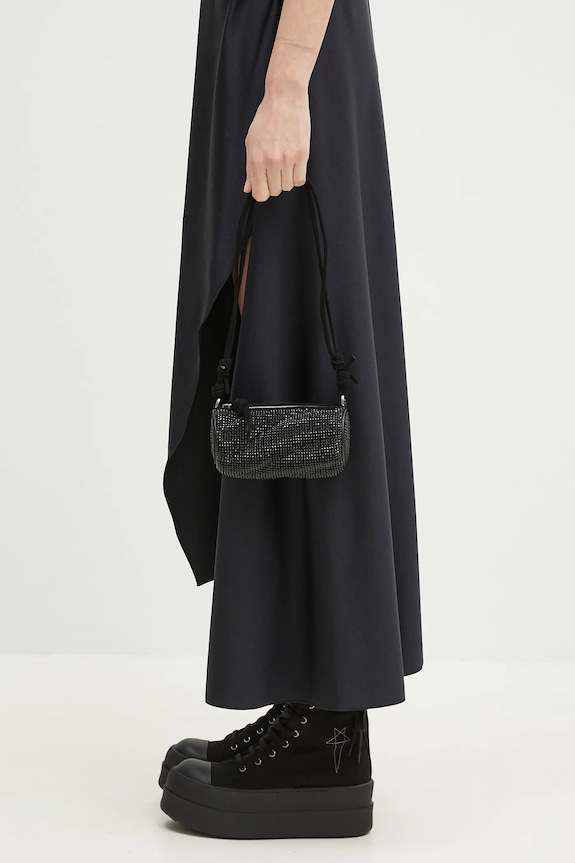 Torba Fiorucci Suede Rhinestone Micro Mella U01FMASL005LE05BK01