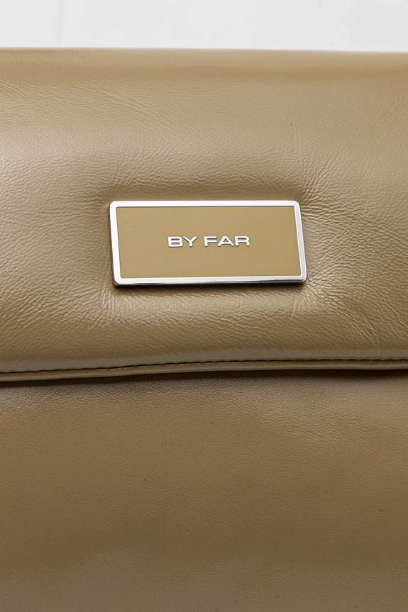 Δερμάτινη τσάντα By Far πράσινο MWBSB014LL032GR045PL