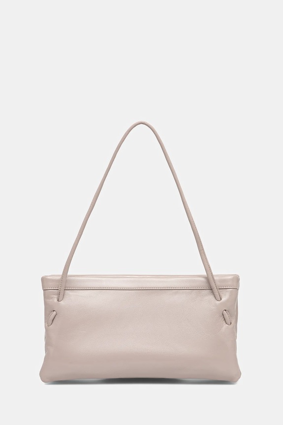 By Far borsa a mano in pelle pelle fiore beige MWBSB057LL032GY024PL