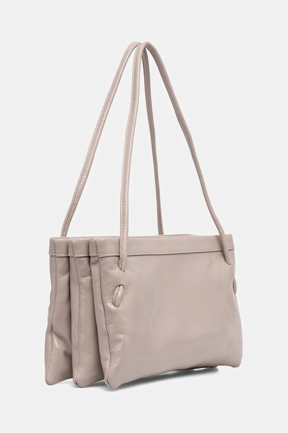 By Far borsa a mano in pelle MWBSB057LL032GY024PL beige SS25
