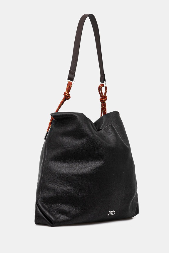 Bimba Y Lola torebka skórzana 251BBBJ8C.10000 czarny SS25