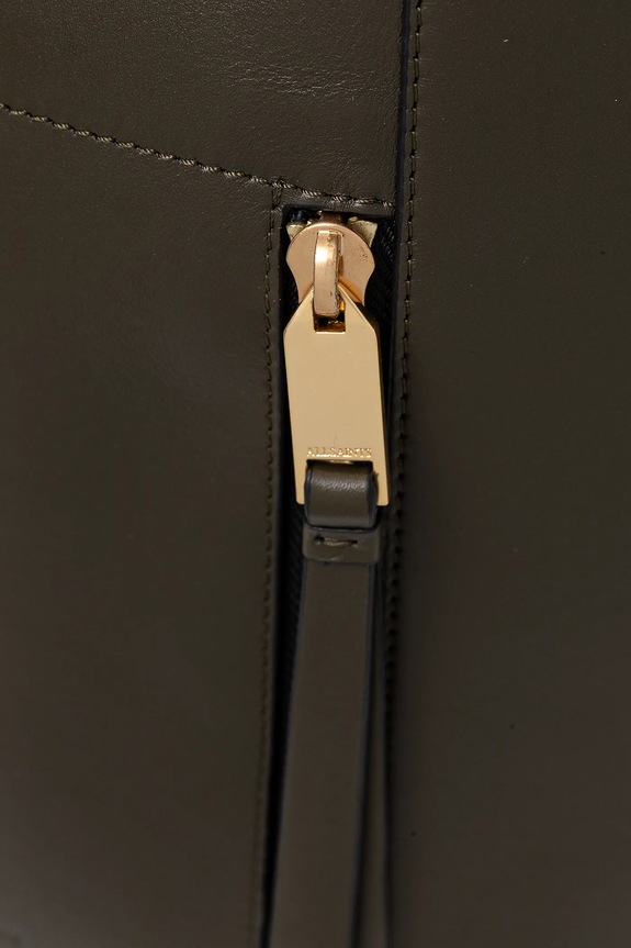 Шкіряна сумочка AllSaints ALBA HOBO зелений W110XC