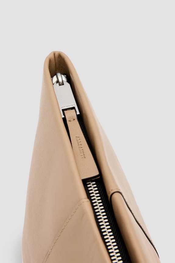 AllSaints saszetka skórzana HEX E/W W276XC beżowy