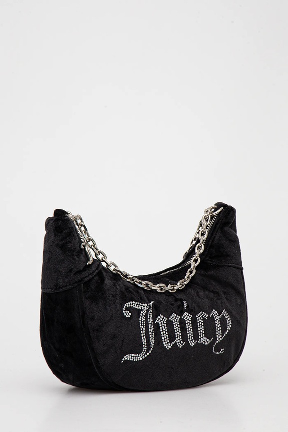 Juicy Couture bársony kézitáska KIMBERLY BEJQL8764WPO fekete SS26