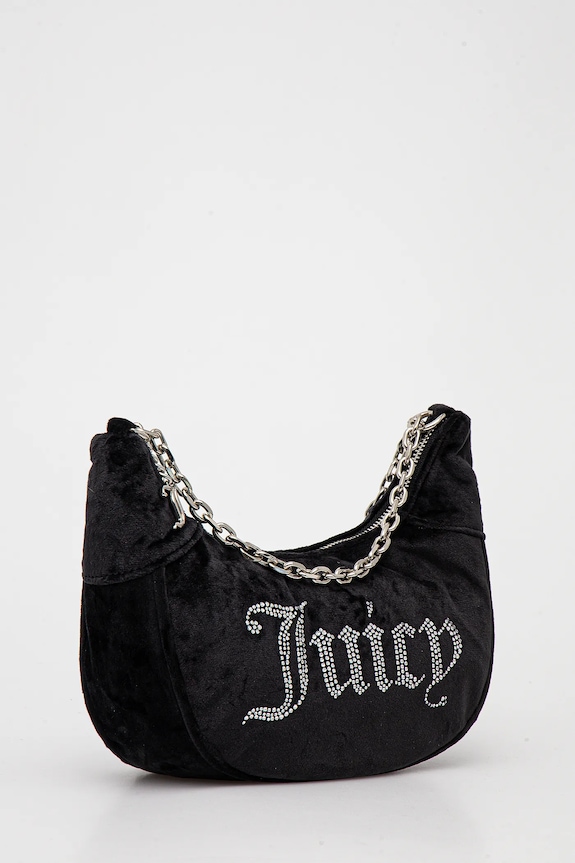Juicy Couture bársony kézitáska KIMBERLY BEJQL8764WPO fekete SS26