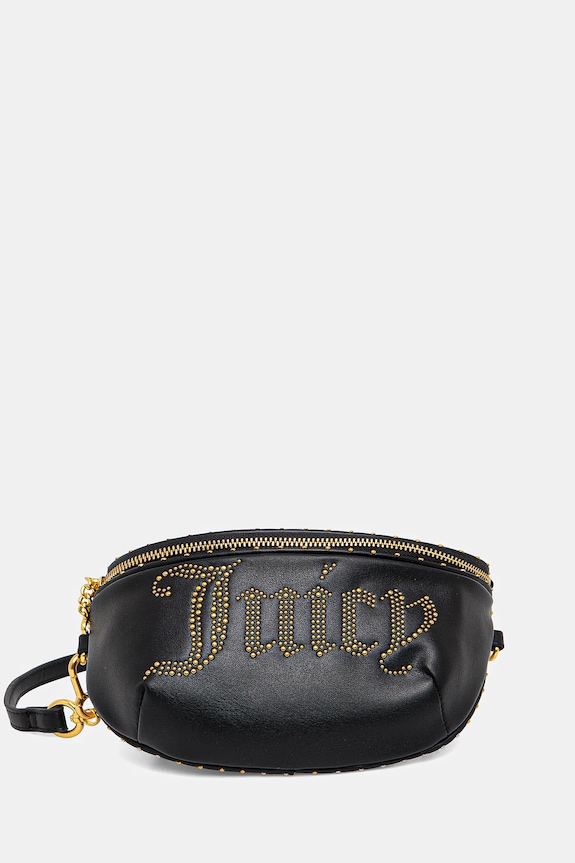 Torba oko struka Juicy Couture KIMBERLY PU bez uzorka crna BEJQL8804WVP