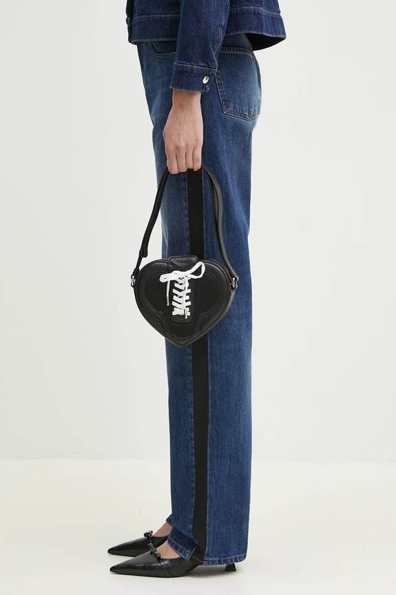Kožená kabelka AMBUSH Strapped Heart Shoulder Bag 12115063