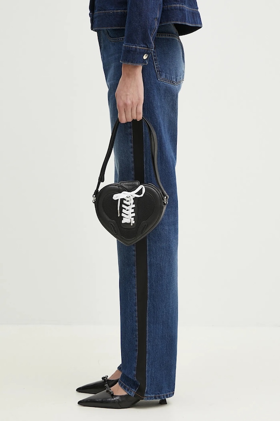 Kožená kabelka AMBUSH Strapped Heart Shoulder Bag 12115063