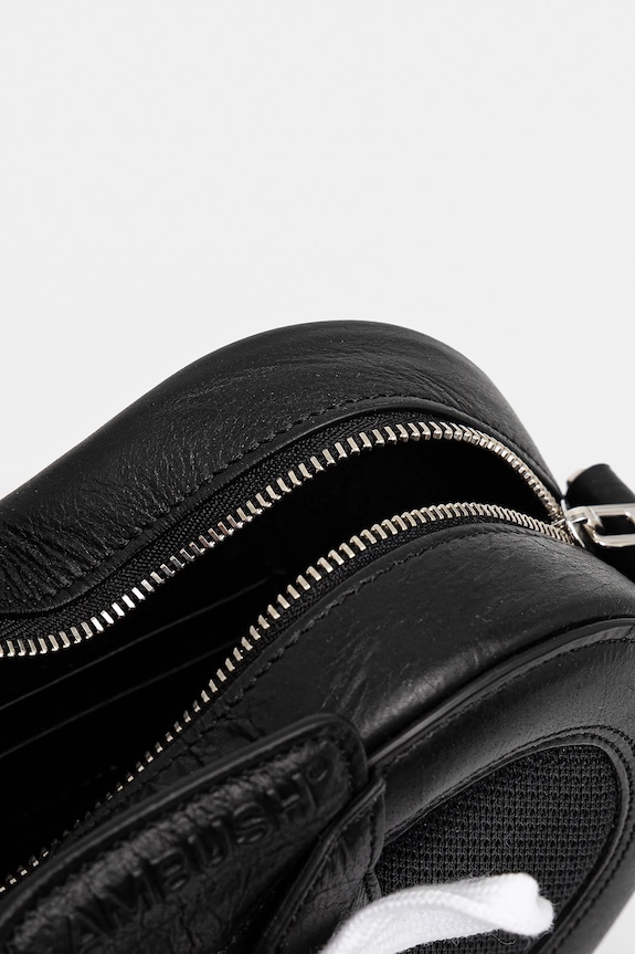 Strapped Heart Shoulder Bag 12115063 μαύρο