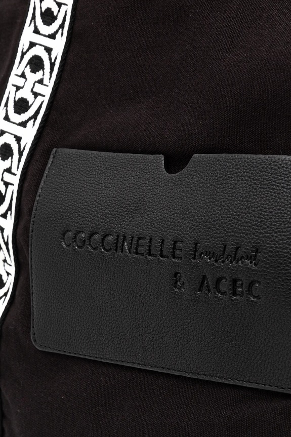 Coccinelle pamut táska C-BOUNCE CANVAS fekete SXG.11.01.01