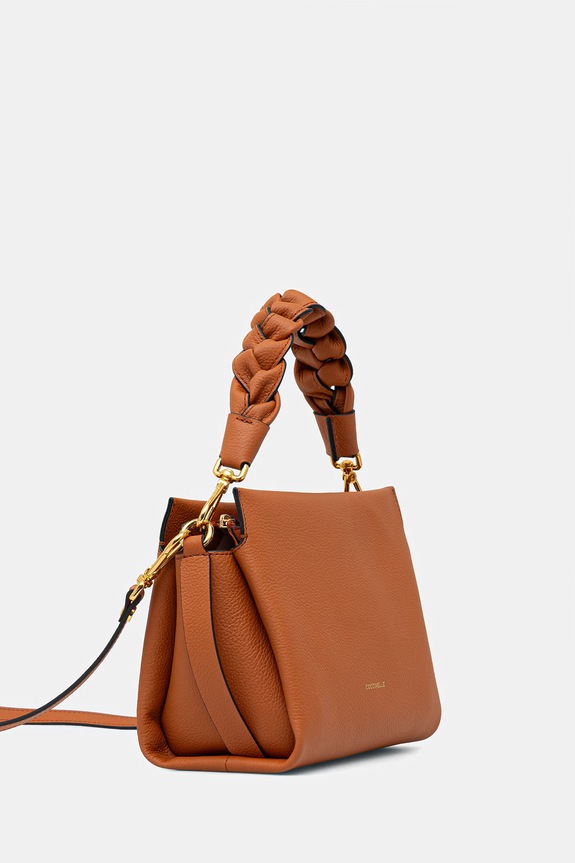 Τσάντα Coccinelle BOHEME GRANA DOUBLE M50.58.01.01 πορτοκαλί SS26