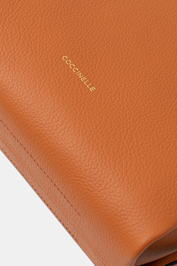 Τσάντα Coccinelle BOHEME GRANA DOUBLE πορτοκαλί M50.58.01.01