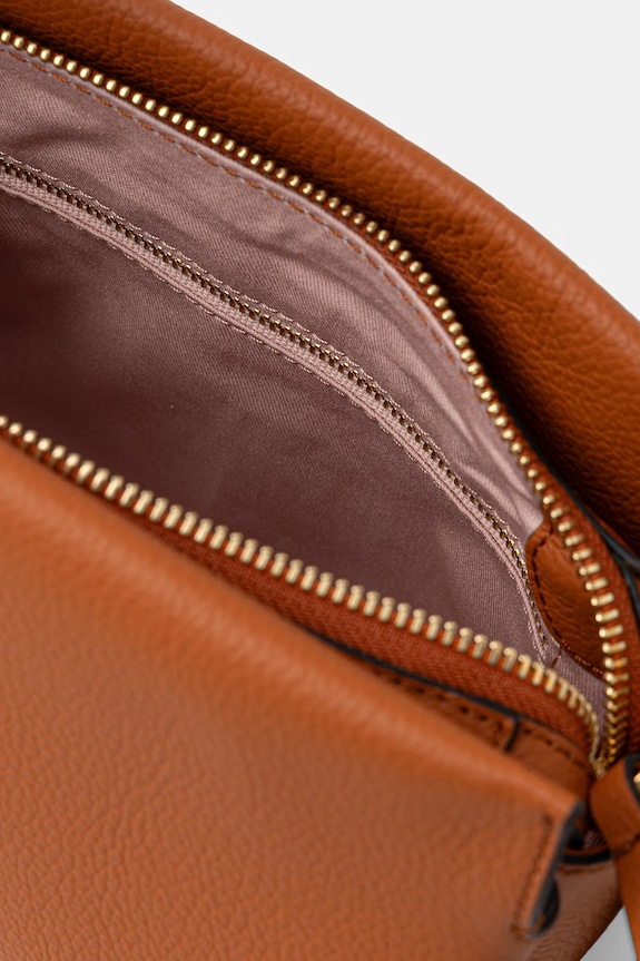 Τσάντα Coccinelle BOHEME GRANA DOUBLE M50.58.01.01 πορτοκαλί