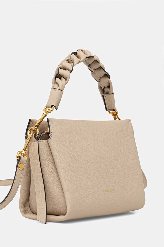 Τσάντα Coccinelle BOHEME GRANA DOUBLE M50.58.01.01 μπεζ SS26