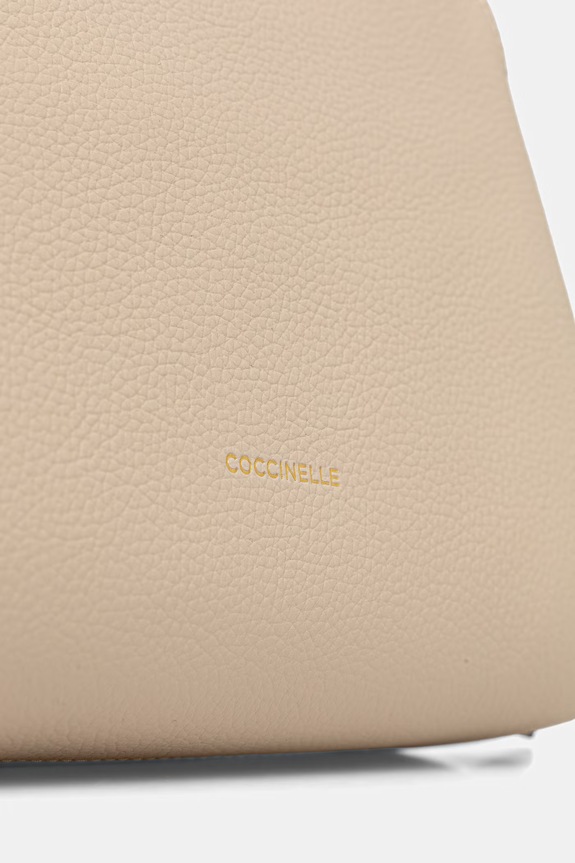 Τσάντα Coccinelle BOHEME GRANA DOUBLE μπεζ M50.58.01.01