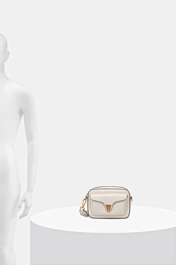 Coccinelle crossbody torba ženska kožna COCCINELLE BEAT SOFT RIBB NOF.15.02.01