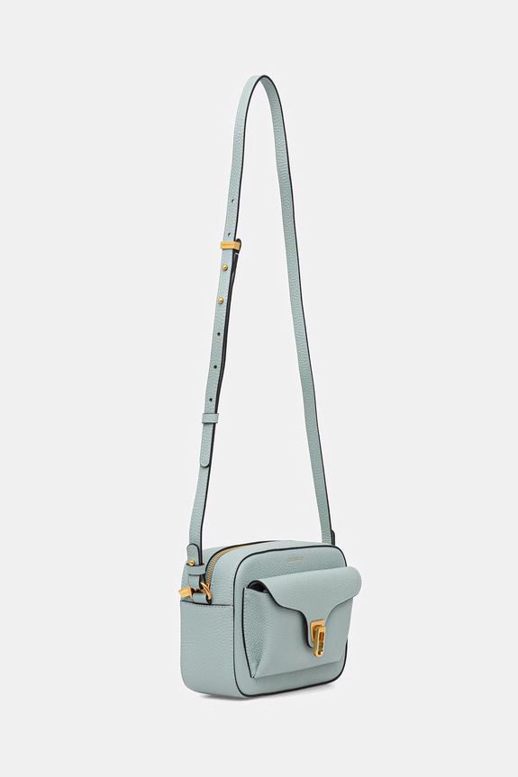 Coccinelle crossbody torba ženska kožna COCCINELLE BEAT SOFT MF6.15.02.01 tirkizna SS26