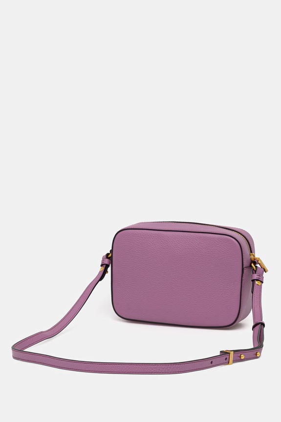 Coccinelle crossbody torba ženska kožna COCCINELLE BEAT SOFT ljubičasta MF6.15.02.01