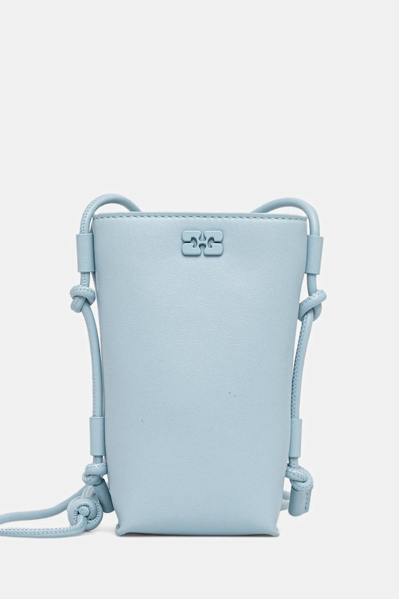 GANNI torebka Bou Crossbody gładkie niebieski A6388