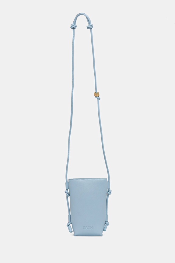 Akcesoria GANNI torebka Bou Crossbody A6388 niebieski