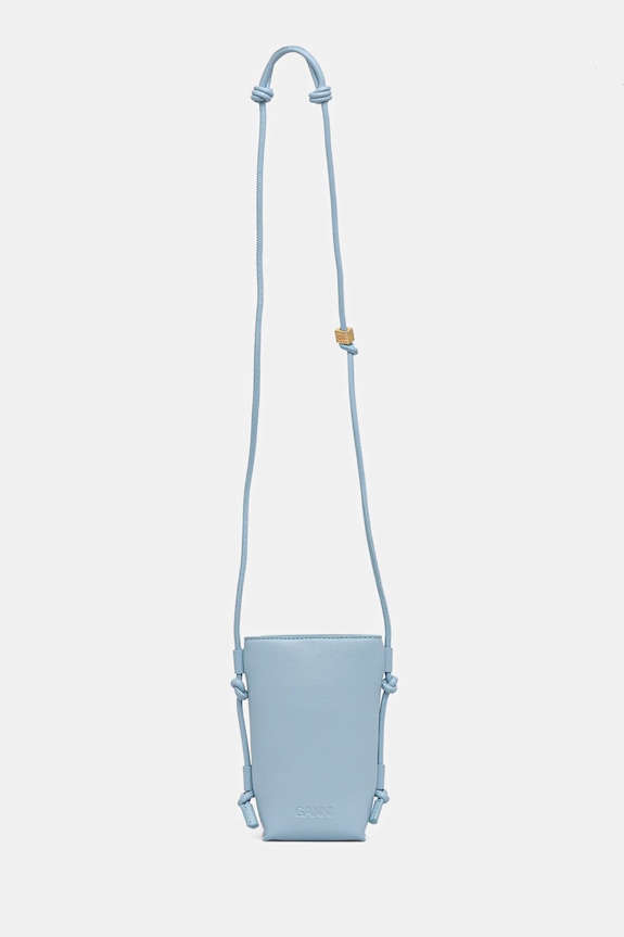 Akcesoria GANNI torebka Bou Crossbody A6388 niebieski