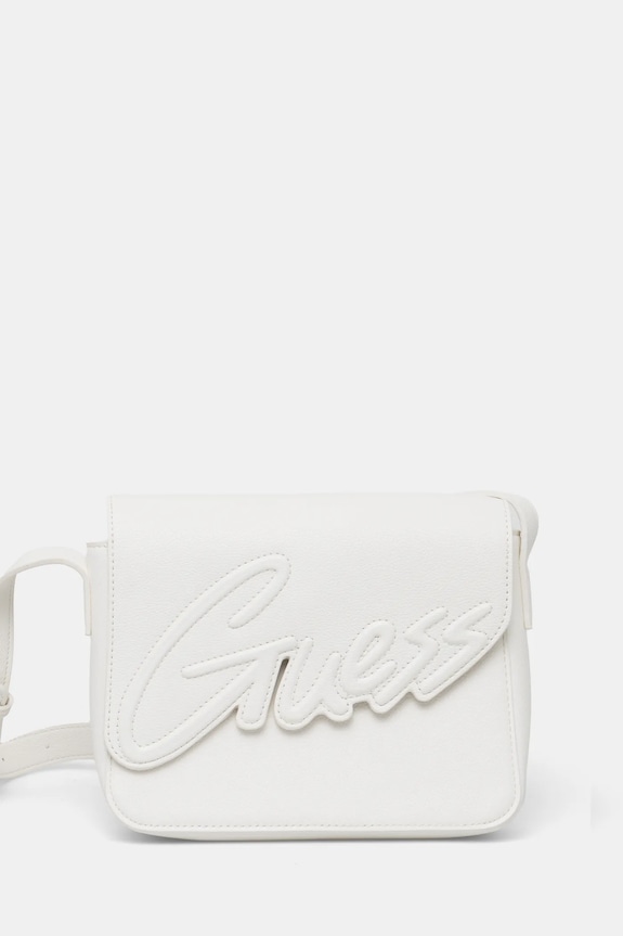 Τσάντα Guess Girl απομίμηση λείου δέρματος μπεζ J3YZ32.WG730.PPYA