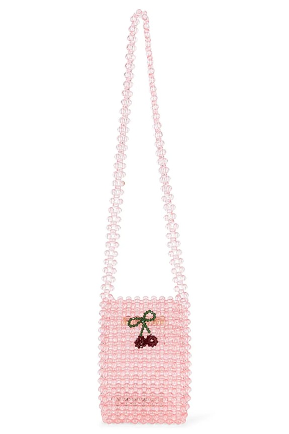 Detská kabelka Konges Sløjd PERLA STRAP WALLET nášivka ružová KS102398