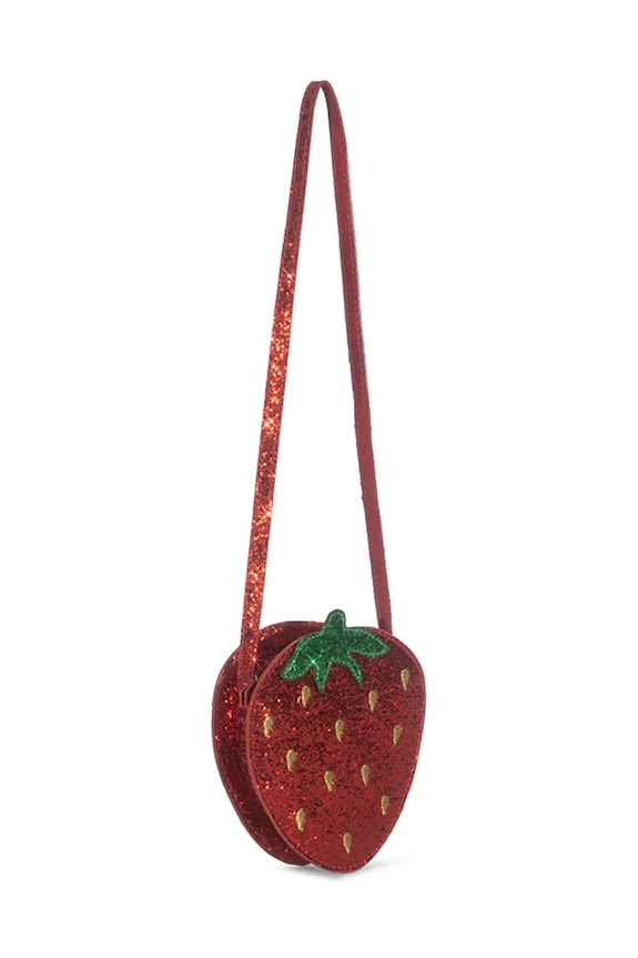Dziewczynka Konges Sløjd torebka dziecięca TUT STRAWBERRY SHOULDER BAG KS102388 czerwony