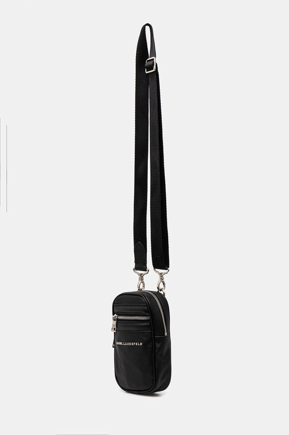 Karl Lagerfeld bőr oldaltáska 551455.815922 fekete SS25