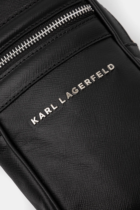 Karl Lagerfeld bőr oldaltáska fekete 551455.815922