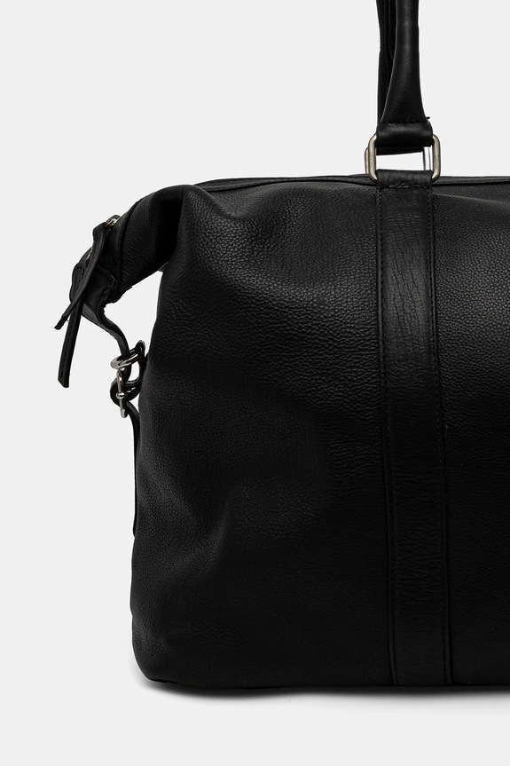 Akcesoria Les Deux torba skórzana Leather LDM940064 czarny