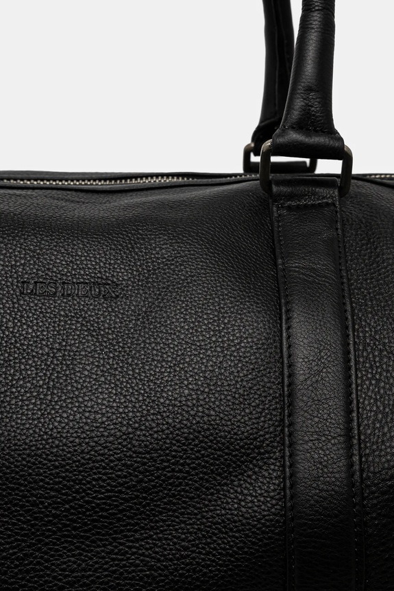 Les Deux torba skórzana Leather czarny LDM940064