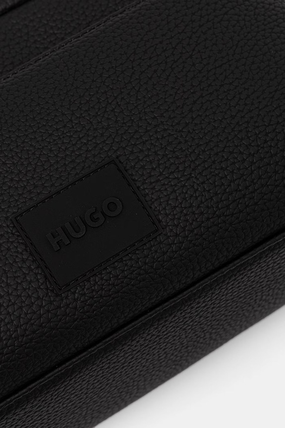 Doplnky HUGO kozmetická taška pánska z imitácie kože Ethon 2.0HI_Washbag 50535686 čierna