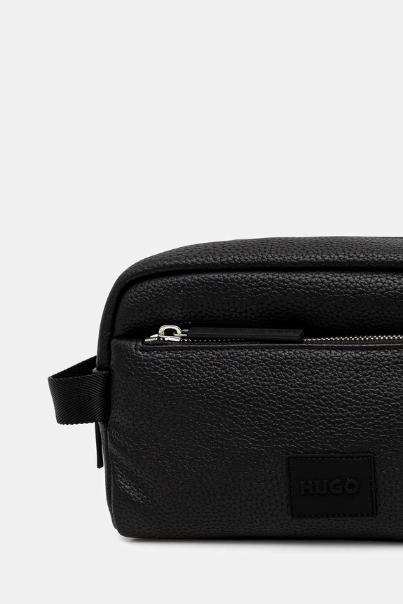Αξεσουάρ HUGO Νεσεσέρ ανδρικό από απομίμηση δέρματος 50535686 μαύρο