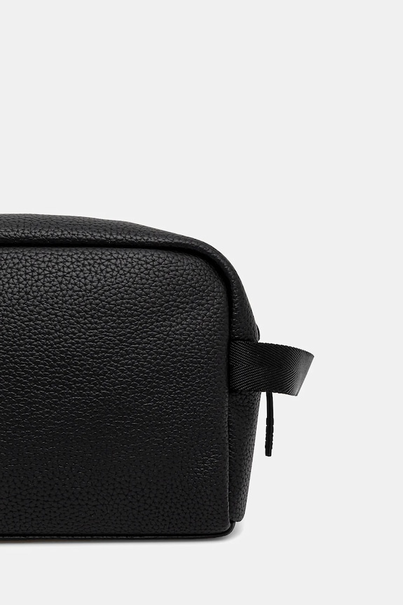 HUGO Νεσεσέρ ανδρικό από απομίμηση δέρματος μαύρο 50535686