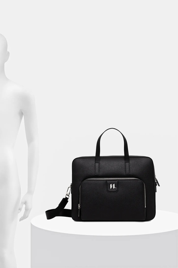 Kožená taška Karl Lagerfeld K/IKON A1M30098