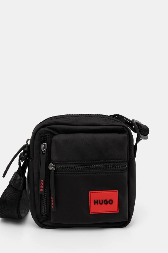 Σακίδιο HUGO υφασμάτινο μαύρο 50535643