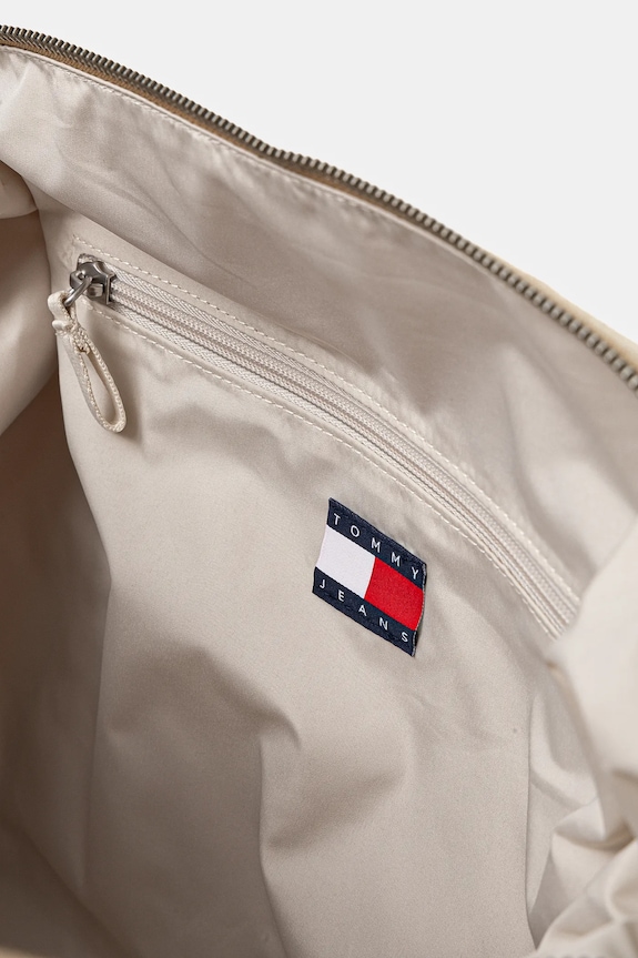 Taška Tommy Jeans 45 x 32 x 17 cm béžová AM0AM13325