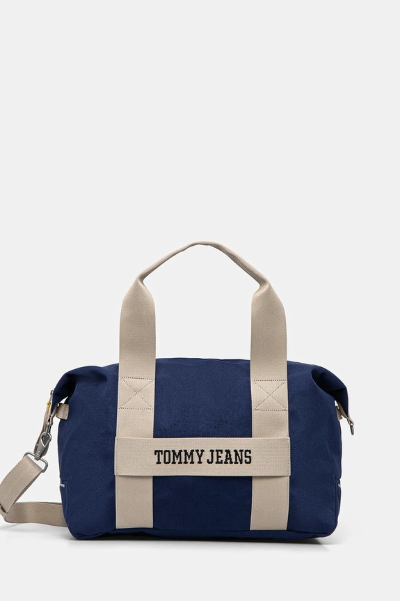 Tommy Jeans torba 45 x 32 x 17 cm tekstylny granatowy AM0AM13325