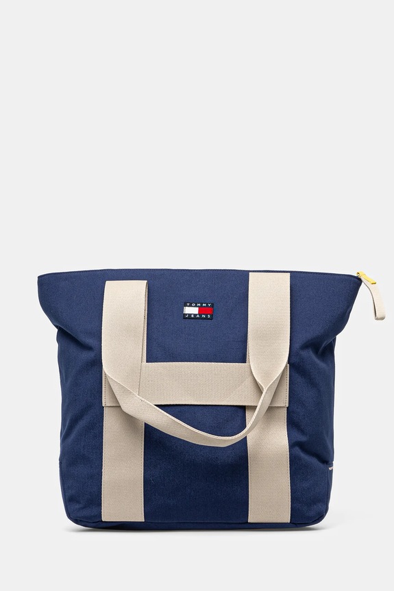 Tommy Jeans torba 36 x 41 x 19 cm tekstylny granatowy AM0AM13278