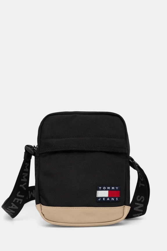 Tommy Jeans saszetka nie mieści A4 czarny AM0AM13265