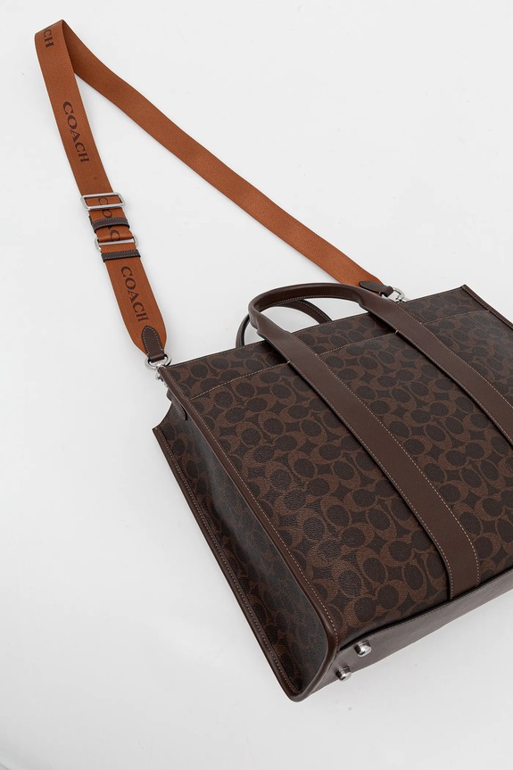Coach geantă Wesley Tote 42 x 31,5 x 14,5 cm maro CY772