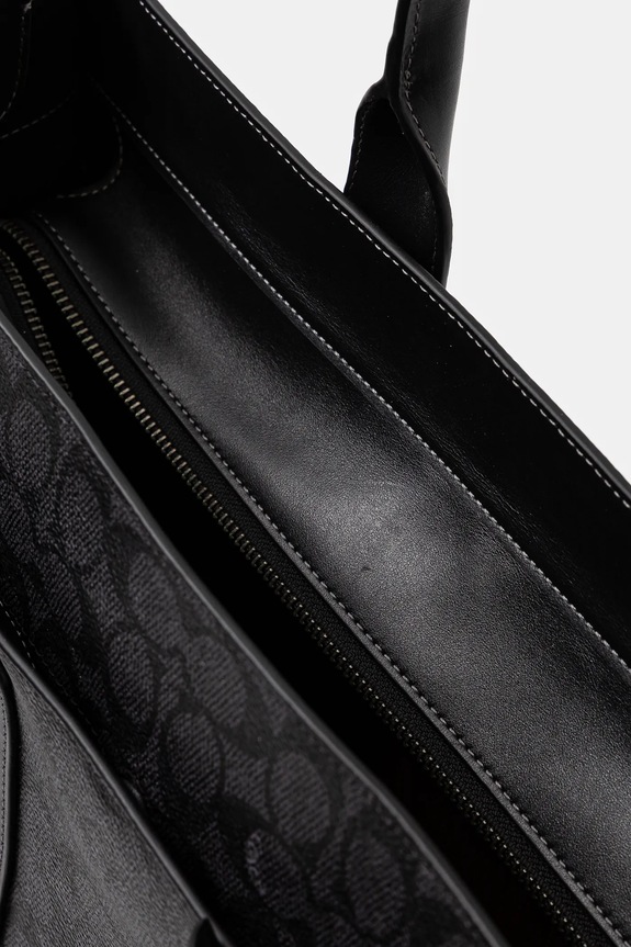 Coach geantă Wesley Tote 42 x 31,5 x 14,5 cm CY772 gri