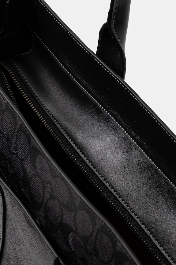 Coach geantă Wesley Tote 42 x 31,5 x 14,5 cm CY772 gri