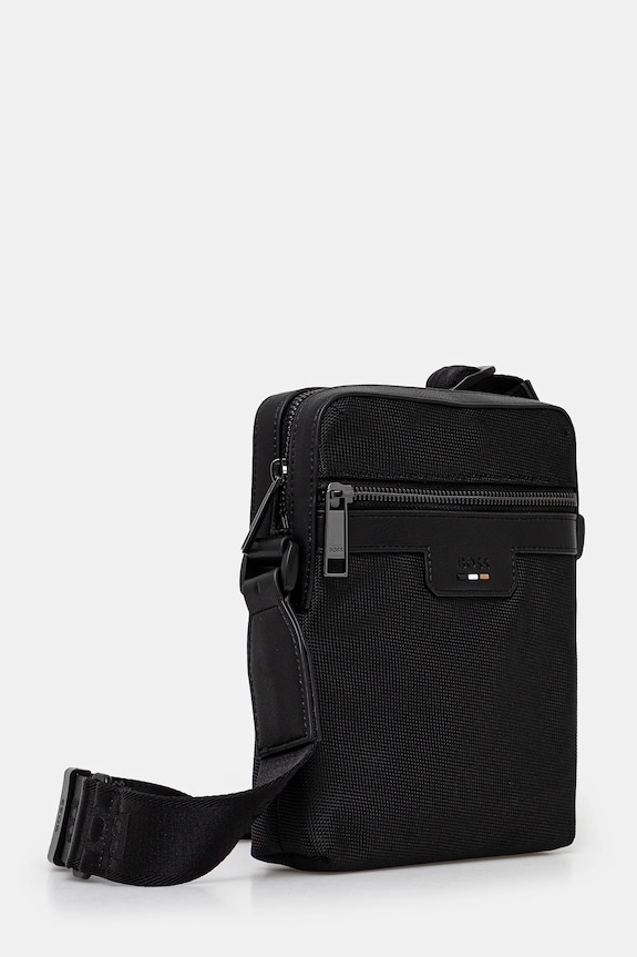 BOSS válltáska férfi Ray_N_NS Zip 50536169 fekete SS26