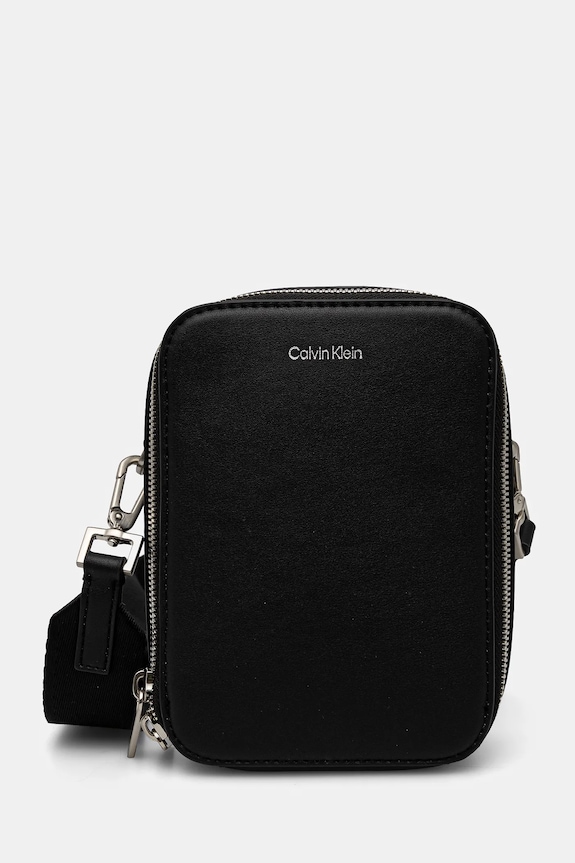 Σακίδιο Calvin Klein απομίμηση λείου δέρματος μαύρο K50K512747